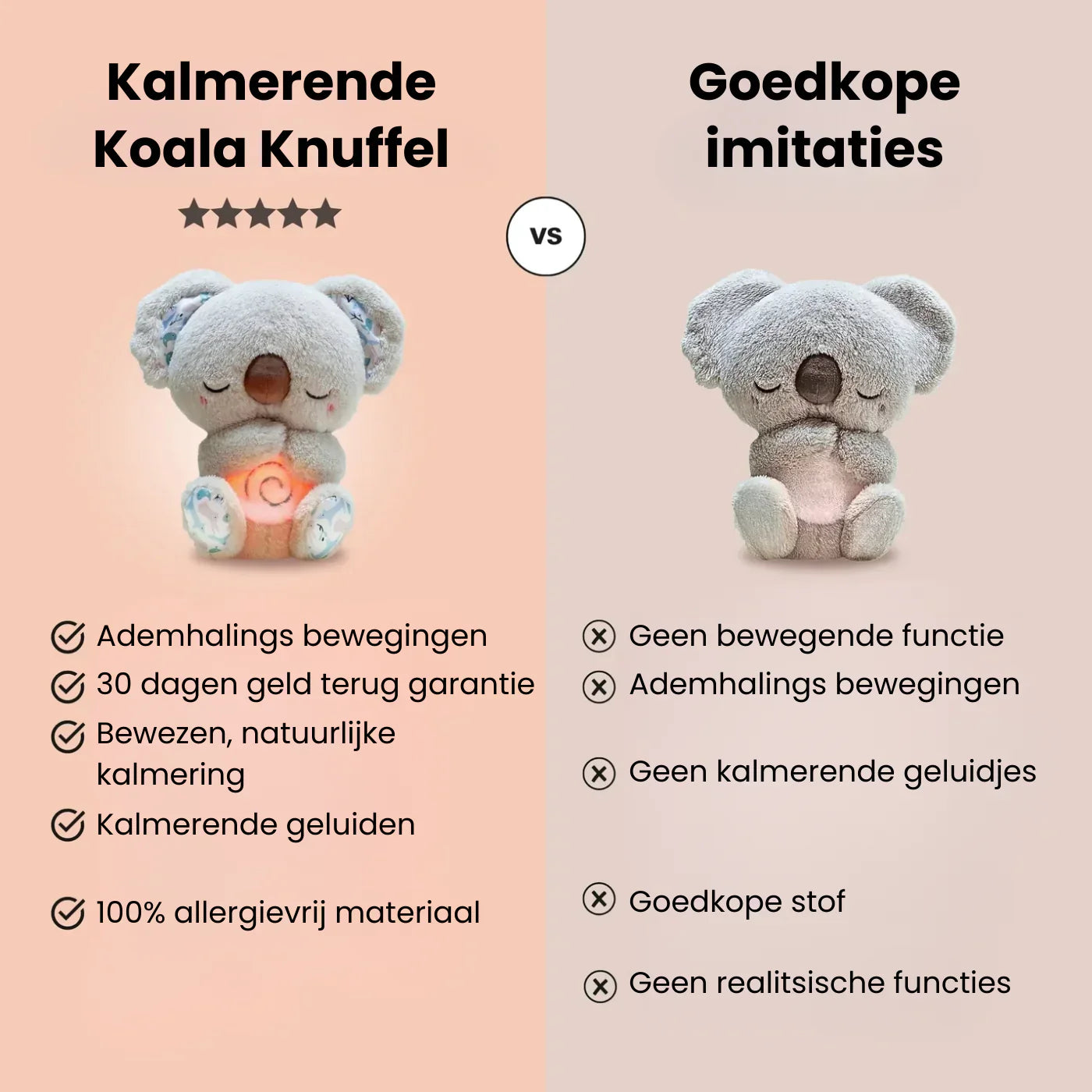 KoalaNest™ lugnande koalanalle